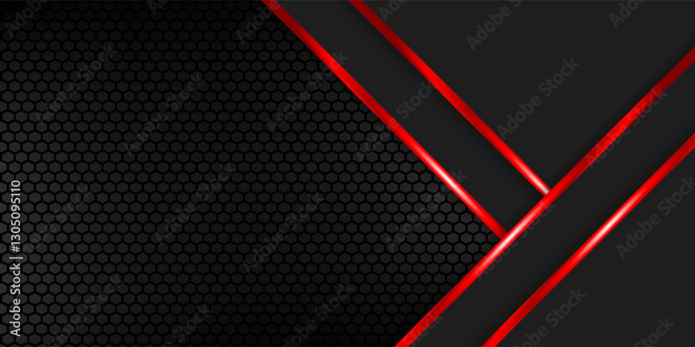 dark red technology background, hexagon pattern background. modern technology wallpaper, dark black and red lines, background in futuristic, vector. dark red technology background, hexagon pattern background. modern technology wallpaper, dark black and red lines, background in futuristic, vector.
