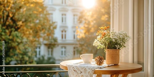 Serene Balcony: A captivati...