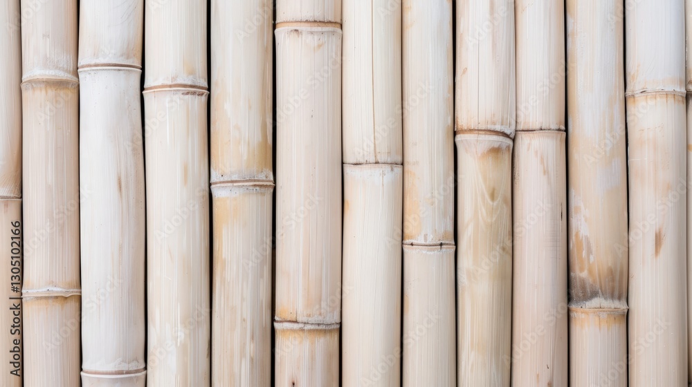 Textured bamboo wall background in natural tones Textured bamboo wall background in natural tones