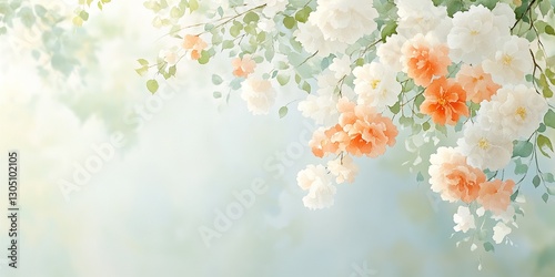 Blossom Elegance: A soft fo...