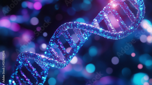 abstract molecular particles 