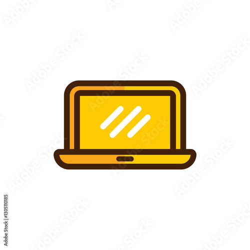 tv icon on square internet button