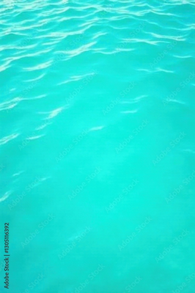 Obraz premium Aqua marine surface texture gentle waves ripple across a vibrant blue-green expanse