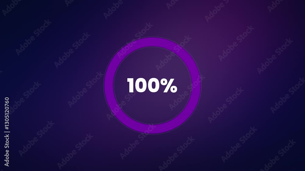 Progress Circle Bar Animation with black background Progress Circle Bar Animation with black background