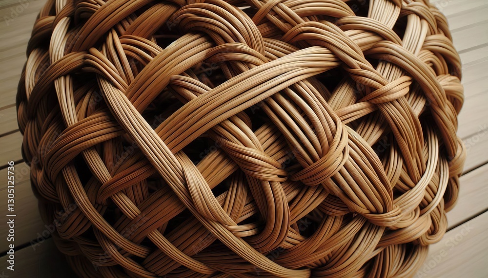 Tight Weave The rattan is woven densely creating a solid durable Tight Weave The rattan is woven densely creating a solid durable