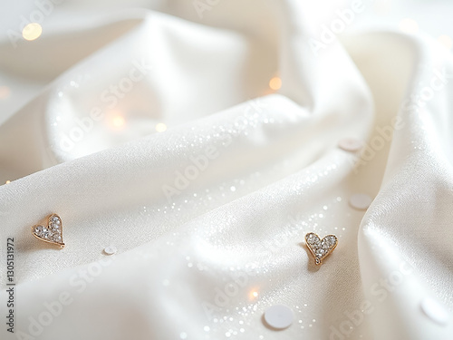 Wedding background for designer with place for text, top view. copy space. Templates for cards and posters. Desktop background, Background for notepad, cards. photo