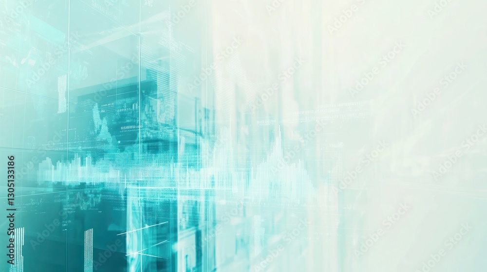 Abstract data visualization display, modern technology, information screen Abstract data visualization display, modern technology, information screen