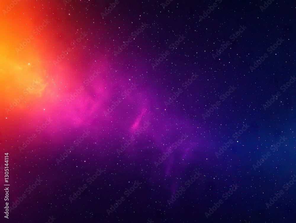 Fototapeta premium Celestial nebula exploration outer space digital art cosmic environment wide-angle view vibrant colors