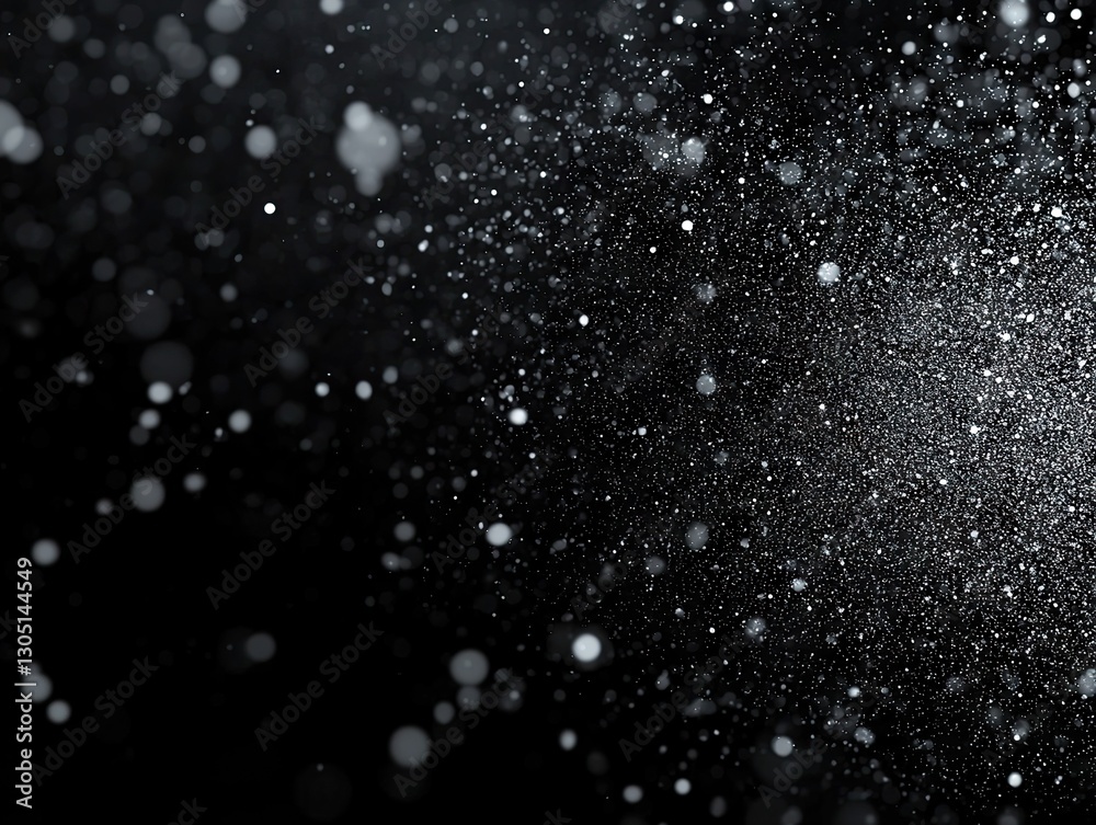 Captivating snowfall animation winter wonderland visual art dark background close-up nature's beauty Captivating snowfall animation winter wonderland visual art dark background close-up nature's beauty