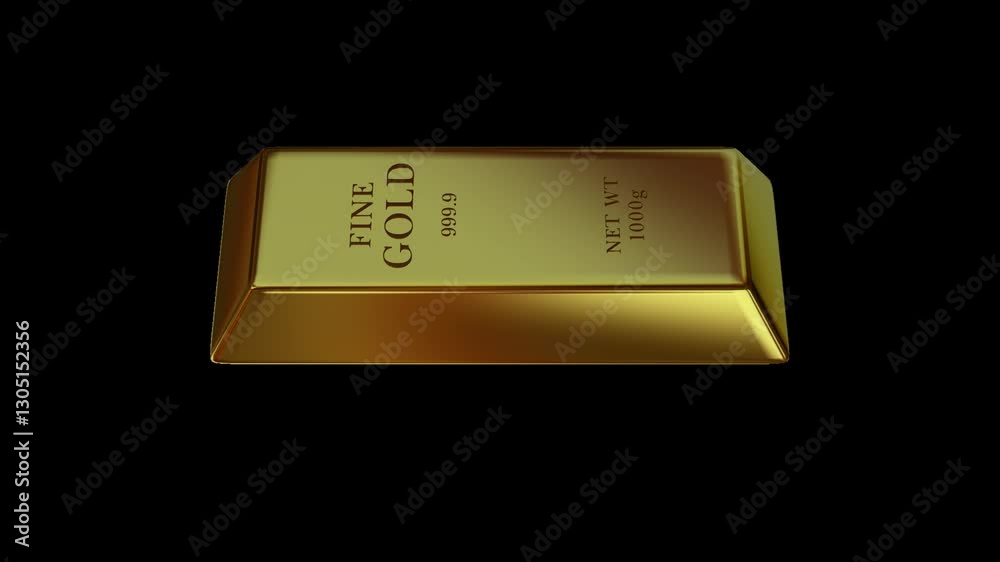 Golden Bar with Transparent Alpha Channel, Looped, Exclusive, Capital, Finance, Bank Bullions
Golden Bar with Transparent Alpha Channel, Looped, Exclusive, Capital, Finance, Bank Bullions
