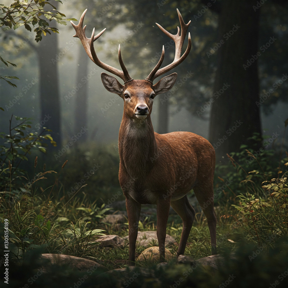 Fototapeta premium deer in the woods