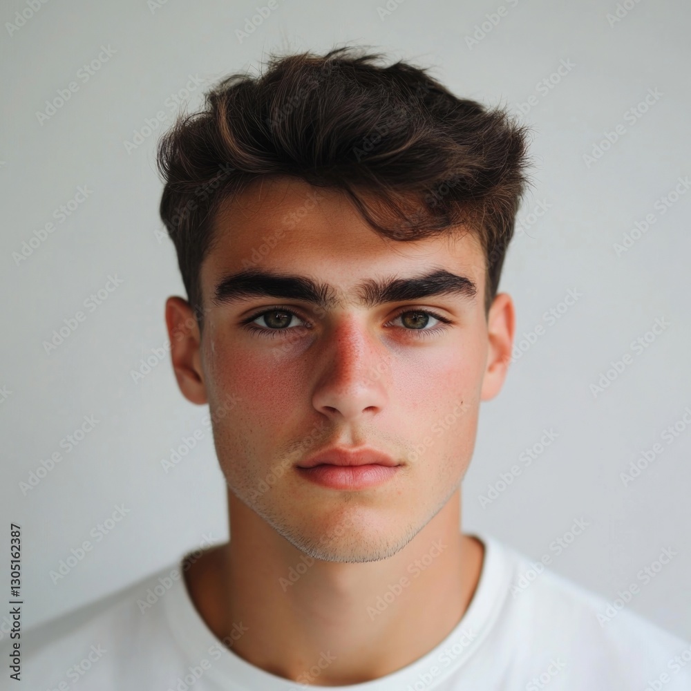 Fototapeta premium Portrait of a Young Teenage Boy