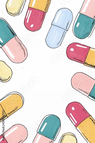Doodle Pharmacy: A Fun and Cheerful Take on Capsules, Prescriptions, and the Art of Medicine