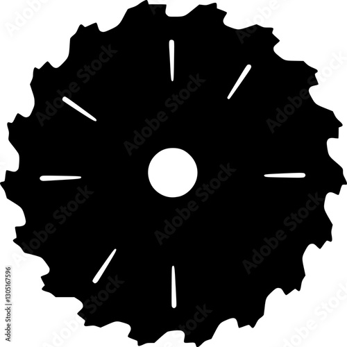 Circular saw vector icon
