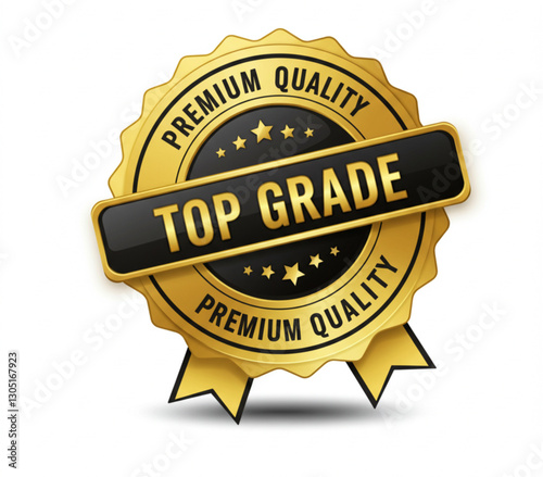 Top grade vector gold seal
