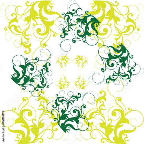 Artistic floral touch with nature’s vibrant hues