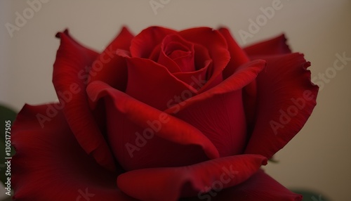 Red Rose in Vivid Detail in Red and Pink Hues Representing Love and Affection