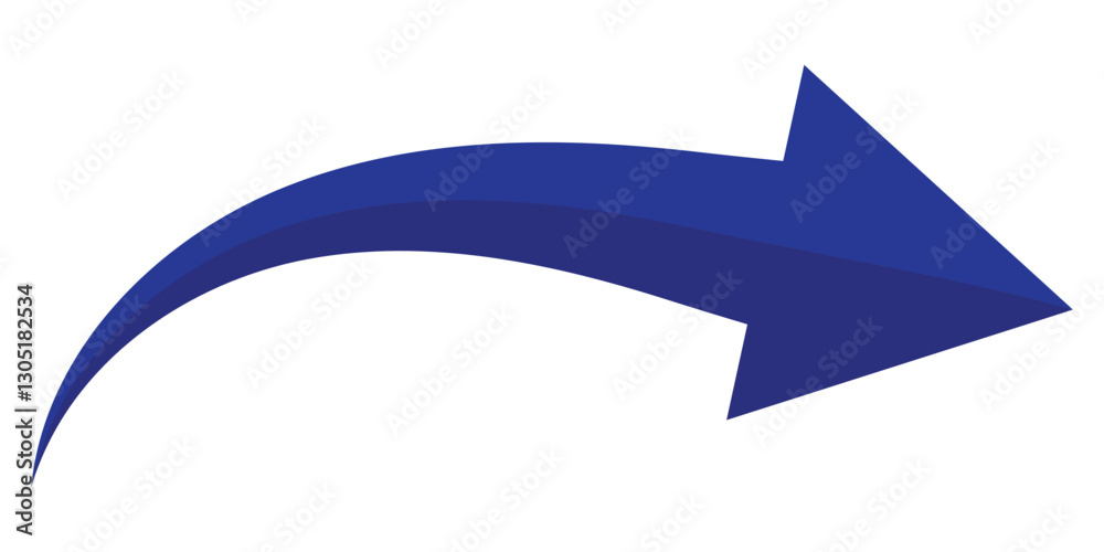 Long arrow icon. Blue long 3D arrow vector. Arrow pointing. Vector trendy long arrow in flat style. Blue 3D arrow vector illustration. Long arrow icon. Blue long 3D arrow vector. Arrow pointing. Vector trendy long arrow in flat style. Blue 3D arrow vector illustration.