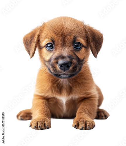 Adorable german shepherd puppy at home isolated on transparent background png