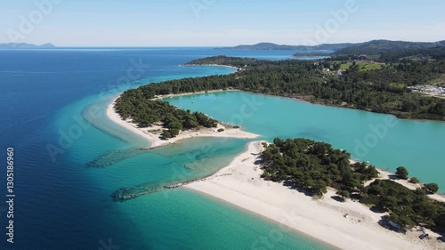 Wallpaper Mural Amazing view of Kassandra coastline near Lagoon Beach, Chalkidiki, Central Macedonia, Greece Torontodigital.ca