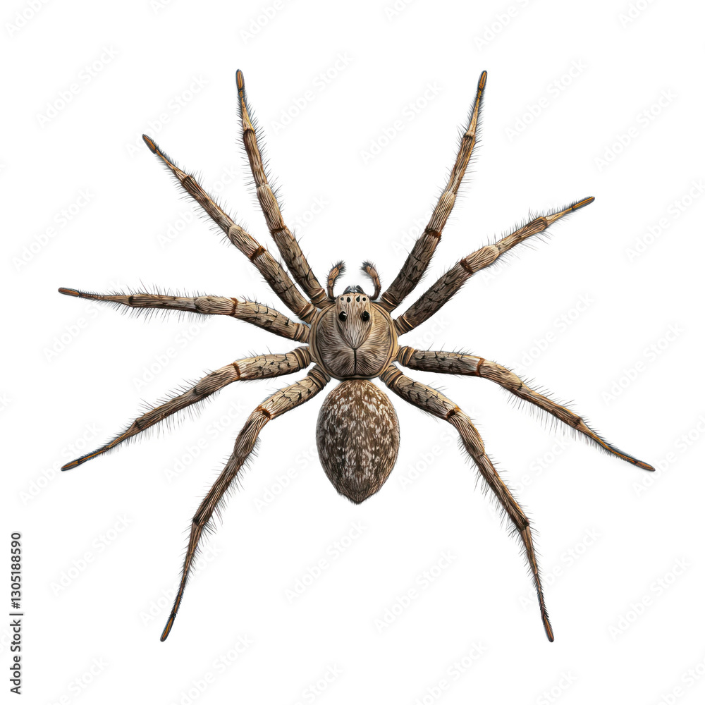3D icon of Huntsman spider isolated on transparency background 3D icon of Huntsman spider isolated on transparency background