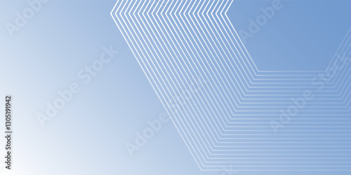 Moden blue background with hexagon elements. Digital technology concept abstract
