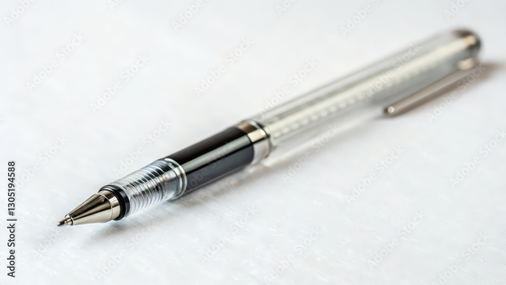 Transparent Pen on White Background Transparent Pen on White Background