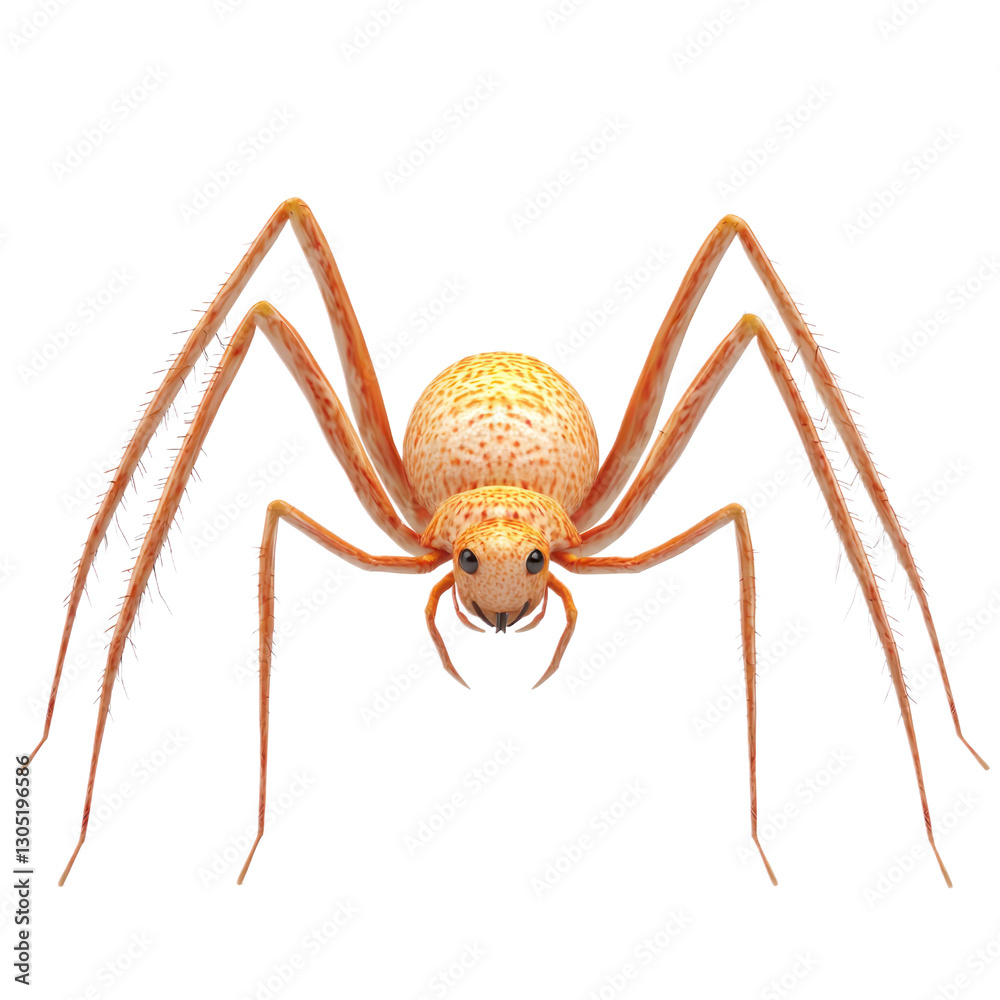 3D icon of Short-legged harvestman isolated on transparency background 3D icon of Short-legged harvestman isolated on transparency background