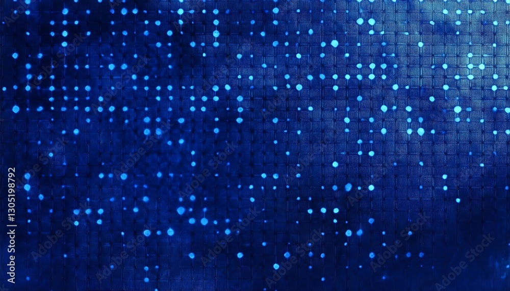 A blue background with a lot of small blue dots ,
A blue background with a lot of small blue dots ,