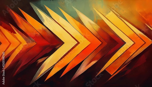 artistic grunge design arrows background in a warm colors