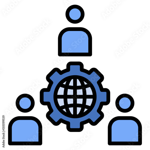 Outsourcing Problems Icon