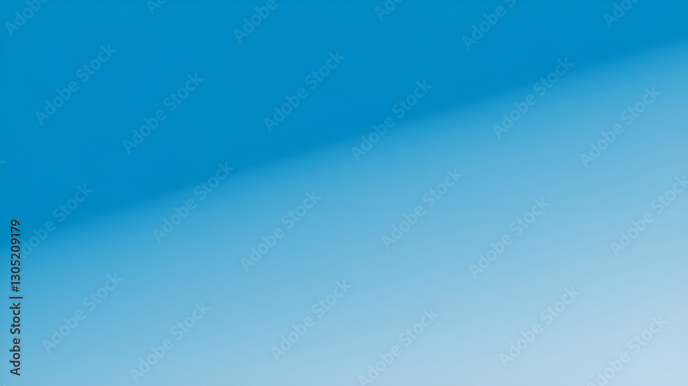 Obraz premium Minimalistic clear blue sky background with gradient tones, perfect for nature, weather, summer, and peaceful designs, offering ample copy space for creative projects.