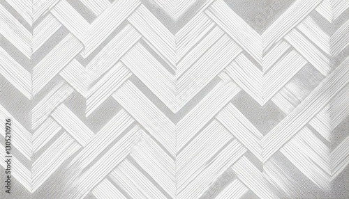 white elegant chevron pattern background grunge canvas texture