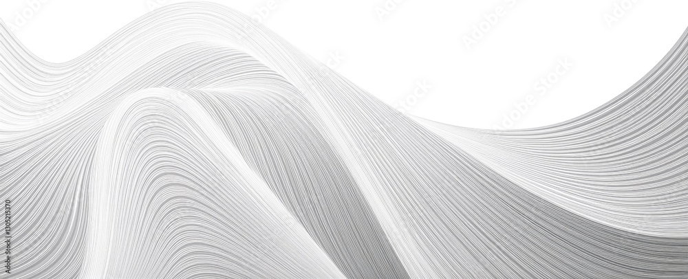 Abstract White Wave Lines Swirling Grey Curves Elegant Flowing Design Background Abstract White Wave Lines Swirling Grey Curves Elegant Flowing Design Background