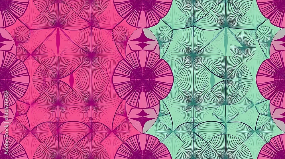 Abstract Geometric Pattern: Captivating digital artwork showcases an intricate abstract geometric pattern, blending bold colors and symmetrical designs to create a mesmerizing visual experience. Abstract Geometric Pattern: Captivating digital artwork showcases an intricate abstract geometric pattern, blending bold colors and symmetrical designs to create a mesmerizing visual experience.
