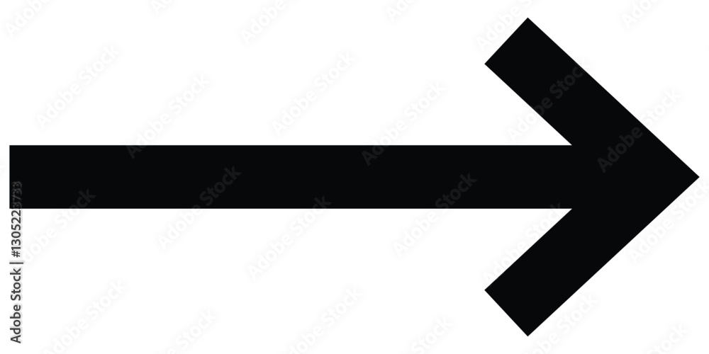Vector black arrow icon