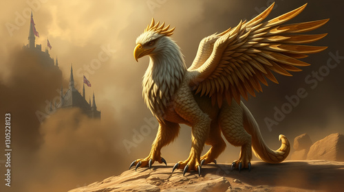 The legendary griffin is also known as a gryphon.