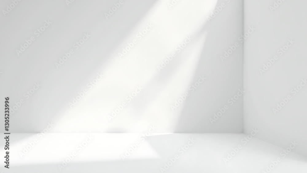 Fototapeta premium fulham cast creates shadow smooth white photographic