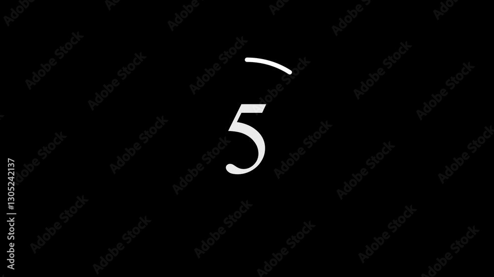 Glowing Trending Beautiful Top 5 TO 0 countdown animation text , neon light numbers from 5 to 0, countdown animation on black background Glowing Trending Beautiful Top 5 TO 0 countdown animation text , neon light numbers from 5 to 0, countdown animation on black background