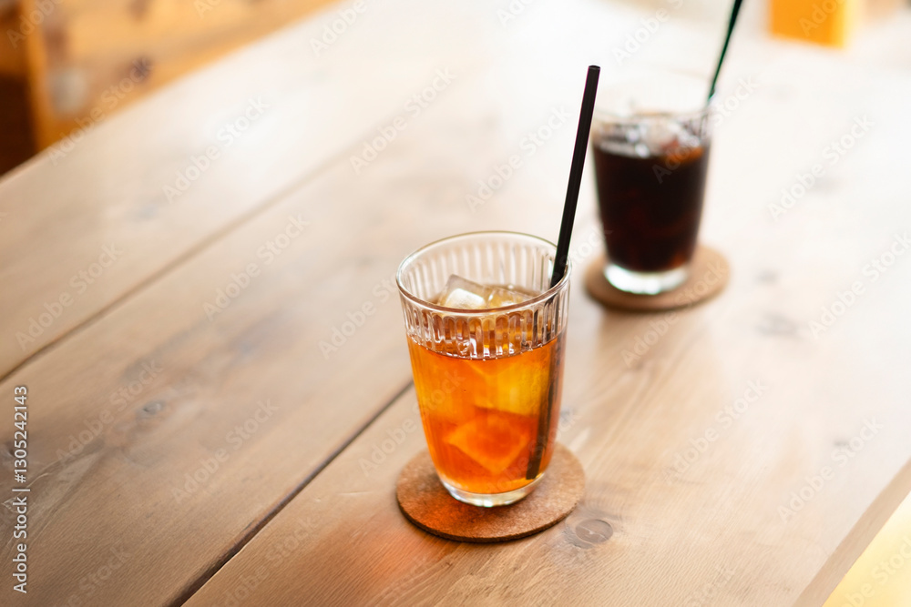 アイスティーとアイスコーヒー アイスティーとアイスコーヒー