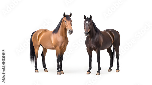 Head and Shoulders Portrait of a Bay Horse, Soft Window Light
