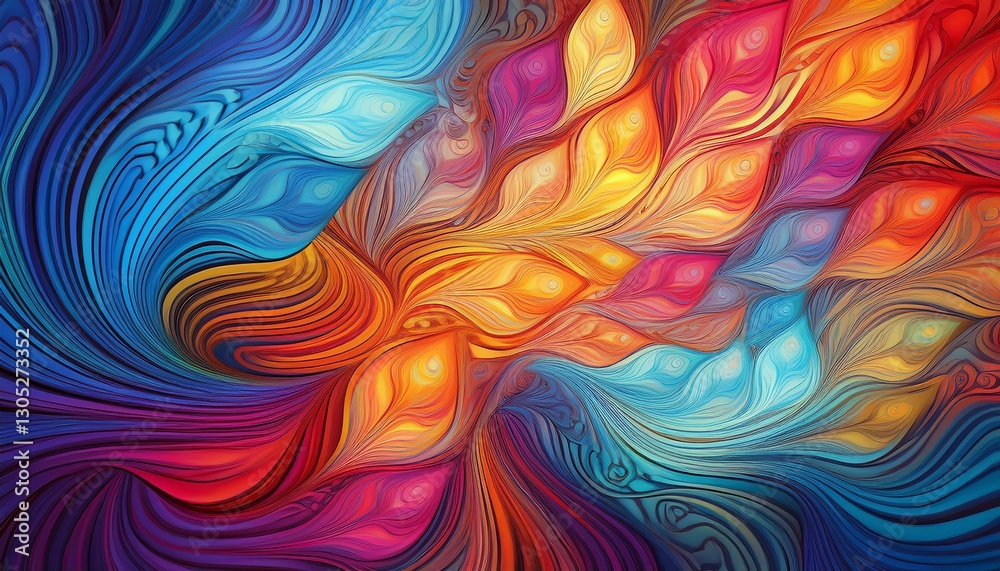 Obraz premium abstract colorful background. Generated image