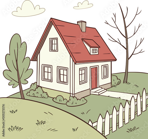house and tree