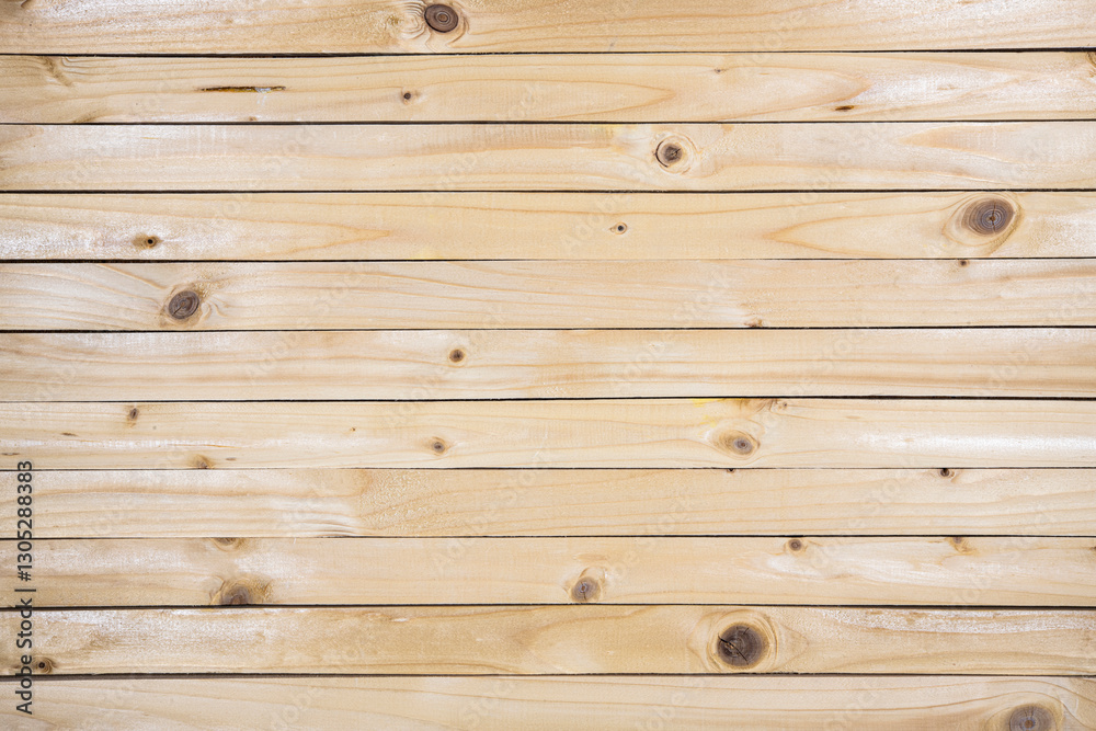 Naklejka premium Light colored background of boards arranged horizontally.