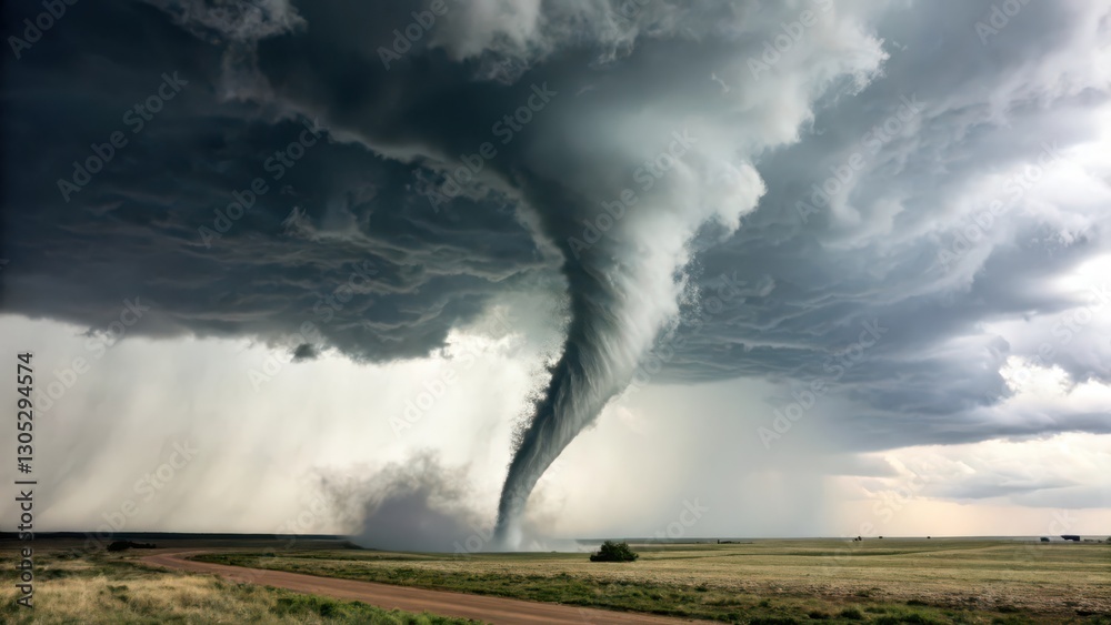 Obraz premium Tornado over Flatlands