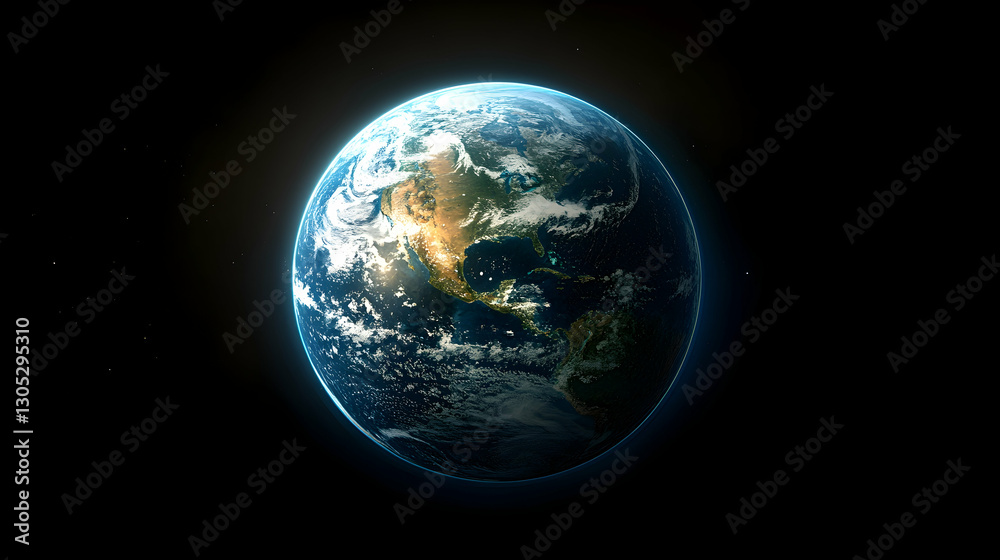 Fototapeta premium Earth in Space