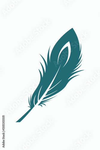 Vector illustration of abstract bird feathers.