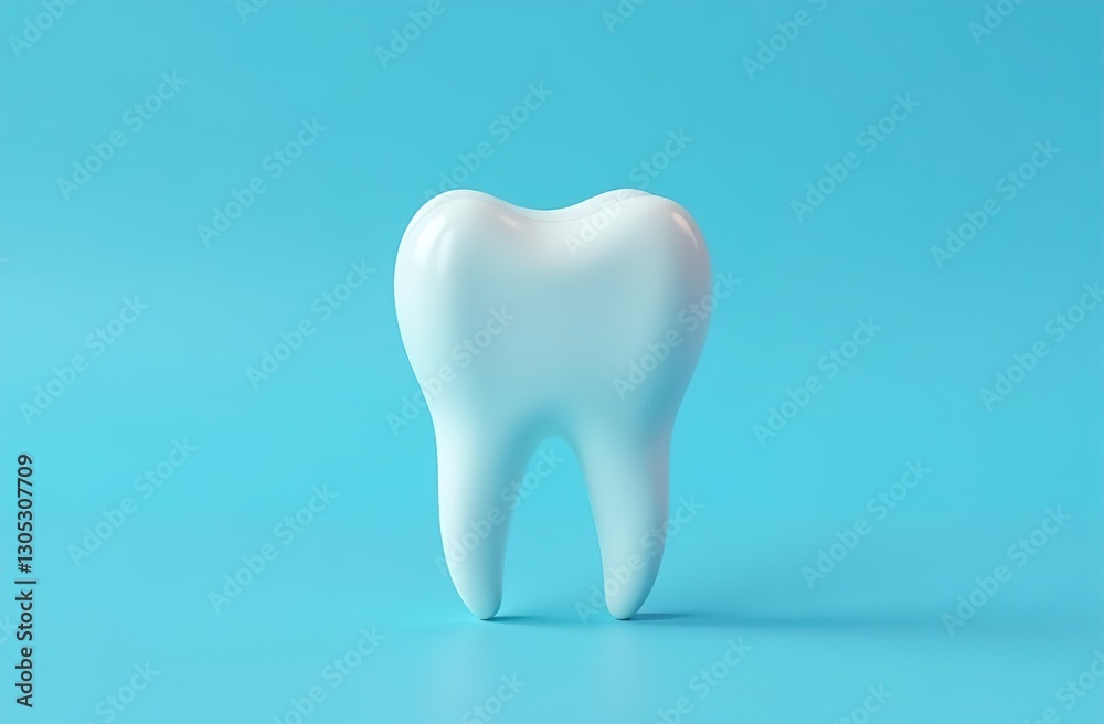 an image of a tooth on a blue background. advertising of a dental clinic. medical concept. an image of a tooth on a blue background. advertising of a dental clinic. medical concept.