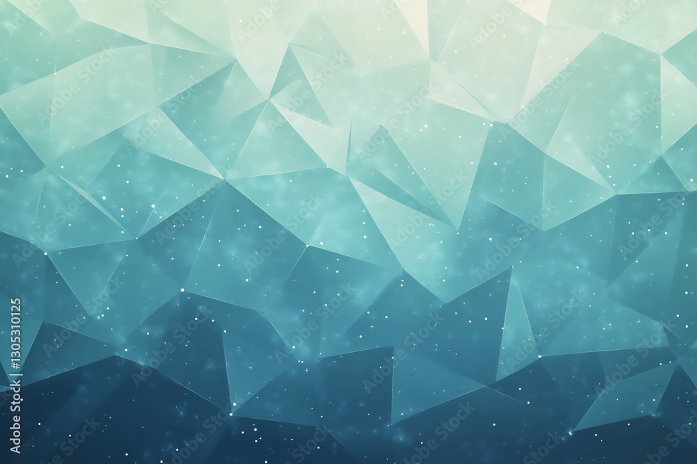 Obraz premium abstract geometric background with a polygonal mesh and dots,