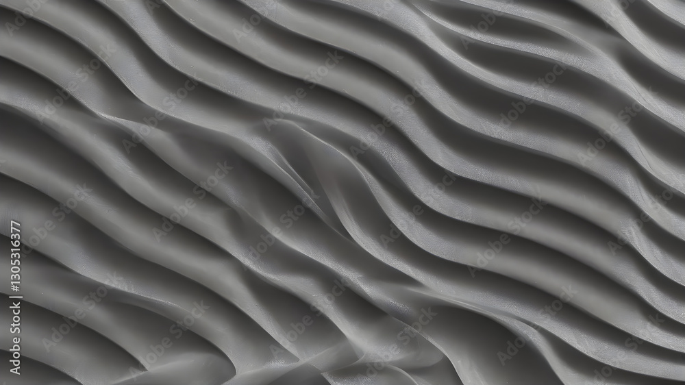 Obraz premium Artifical generated grey wave design background. Abstract background wavy lines background